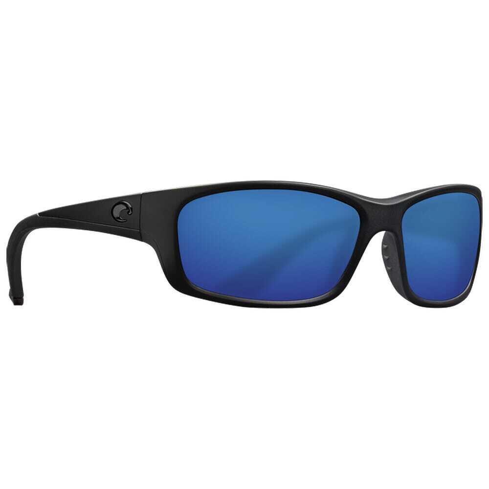 Costa Jose Blackout Frame Sunglasses W/blue Mirror 580P Lenses 06S9023-90230562 - Blackout Frame w/Blue Mirror 580P Lenses, Frame: Black, Lens: Blue