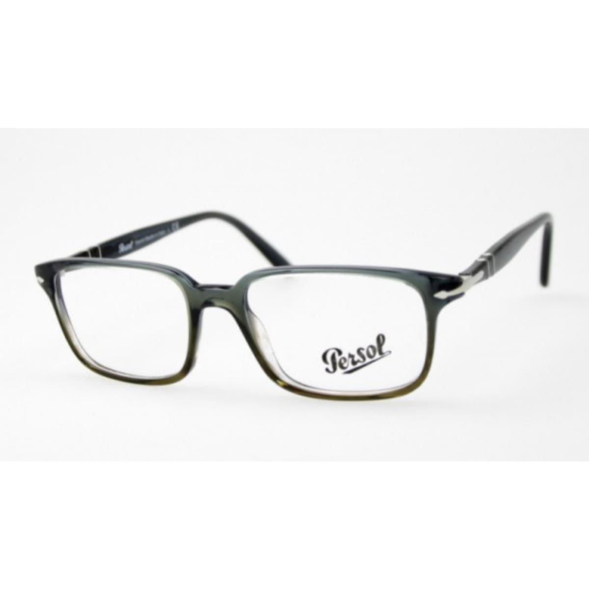 Persol Rx-able Eyeglasses 3013-V 1012 53-17 140 Grey Gradient Brown Frames