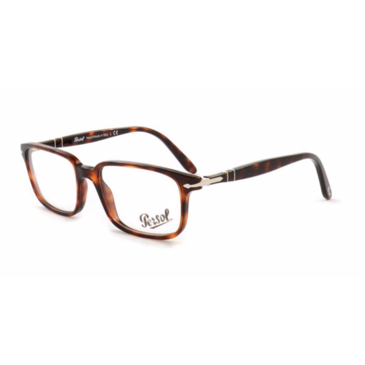Classic Persol Rx-able Eyeglasses 3013-V 24 53-17 140 Tortoise Silver Frames