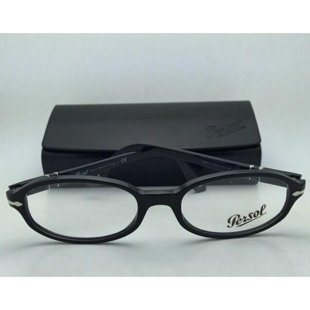 Persol Rx-able Eyeglasses 2980-V 95 53-18 145 Black Frames w/ Clear Lenses