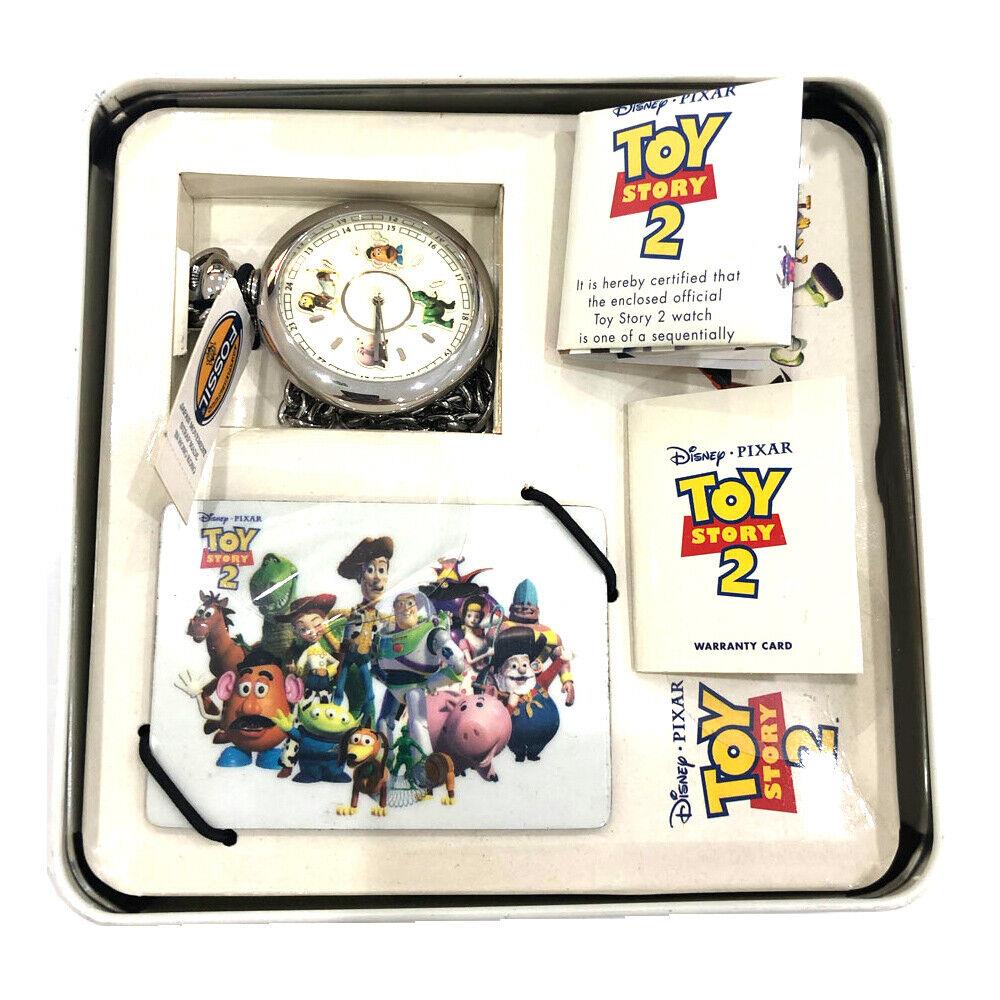 Numbered to 3000 Mint Rare Fossil Toy Story 2 Collectors Pocket Watch LI-1689