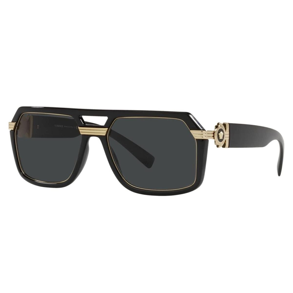 Versace VE4399 Black/dark Grey Sunglasses