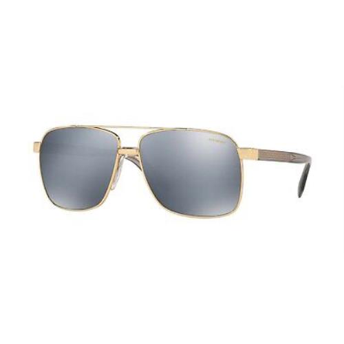 Versace VE2174 Sunglasses 1002Z3-59 Grey Mirror Silver Polarized Sunglasses