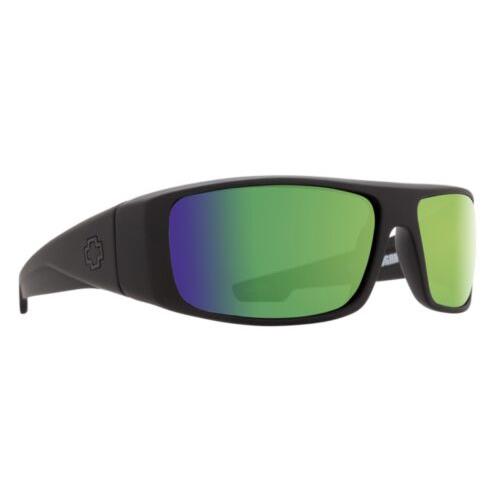 Spy Optic Logan Sunglasses - Matte Black / Hd+ Bronze Polar Green Spectra
