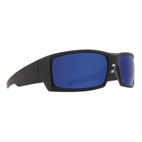Spy Optic General Sunglasses - Soft Matte Black / Hd+ Drk Blue Polar Spectra