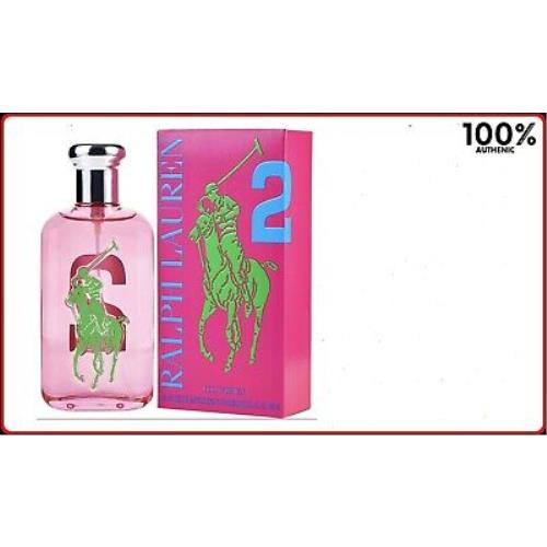Polo Big Pony 2 Ralph Lauren Women 3.4oz Eau De Toilette Spray Box - Ralph  Lauren perfume,cologne,fragrance,parfum - 3605972386021