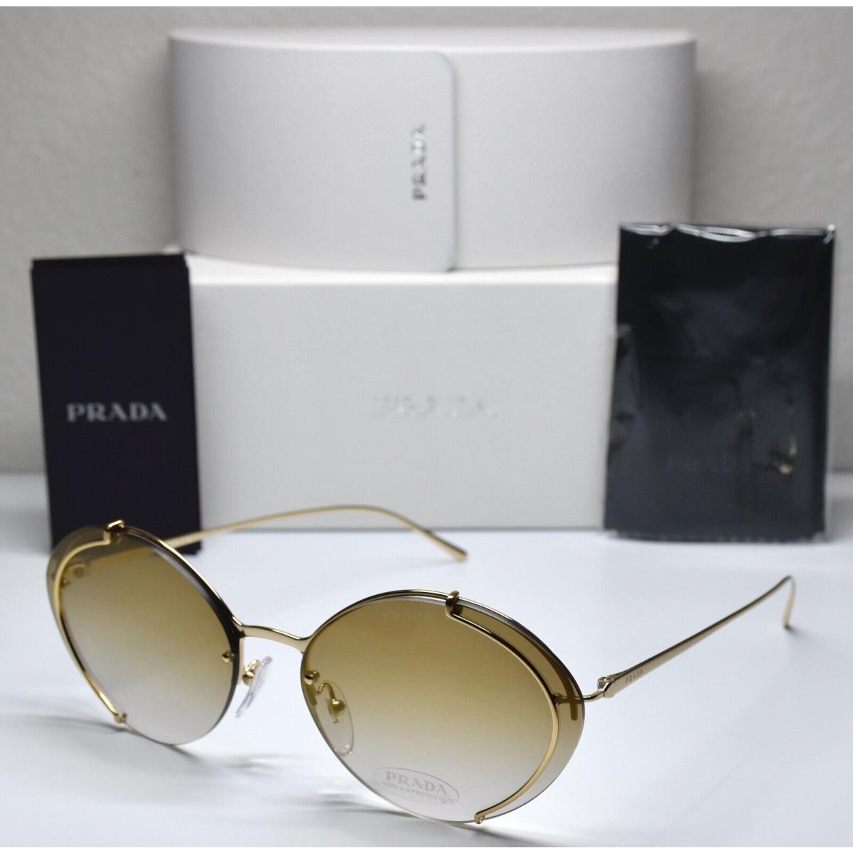 prada hibiscus 63mm oval sunglasses