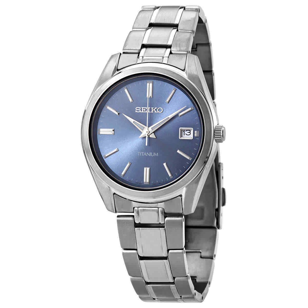 Seiko Essentials Quartz Blue Dial Men`s Watch SUR371