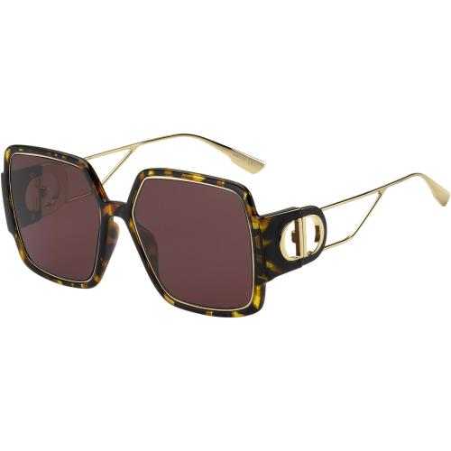 Dior Sunglasses 30MONTAIGNE2 EPZ-U1 57mm Yellow Red Havana / Red Lens