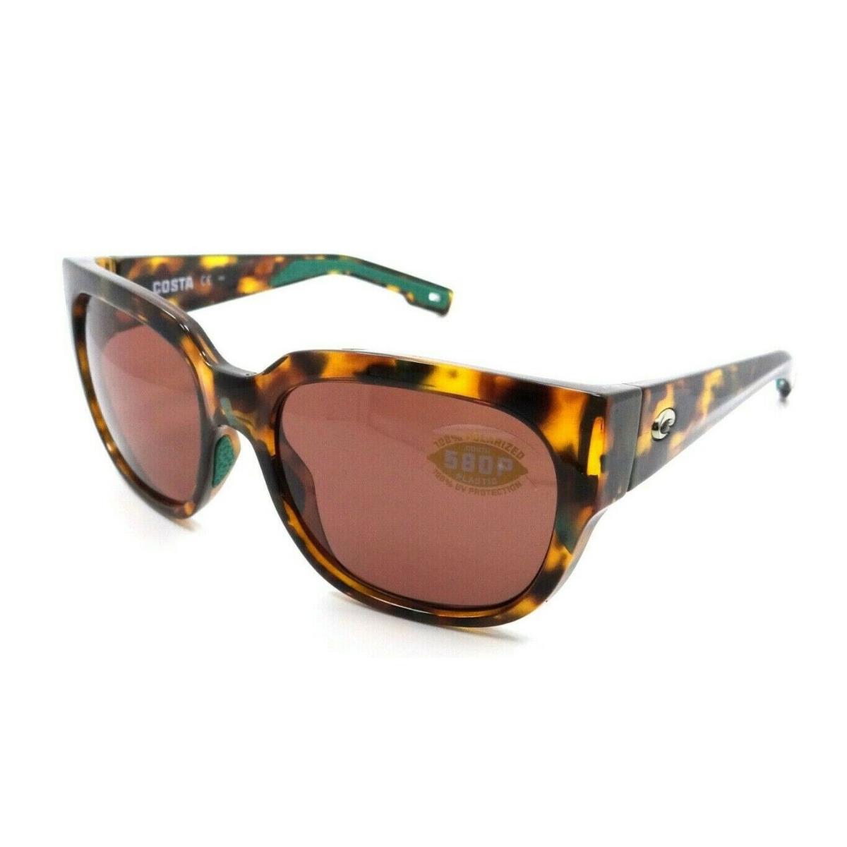Costa Del Mar Sunglasses Waterwoman 250 Shiny Palm Tortoise / Copper 580P
