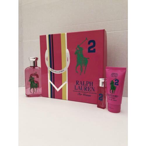 Ralph Lauren Big Pony 2 For Women Set /100 ml Edt Spray Rare Find - Ralph  Lauren perfumes - 3605970716172 | Fash Brands