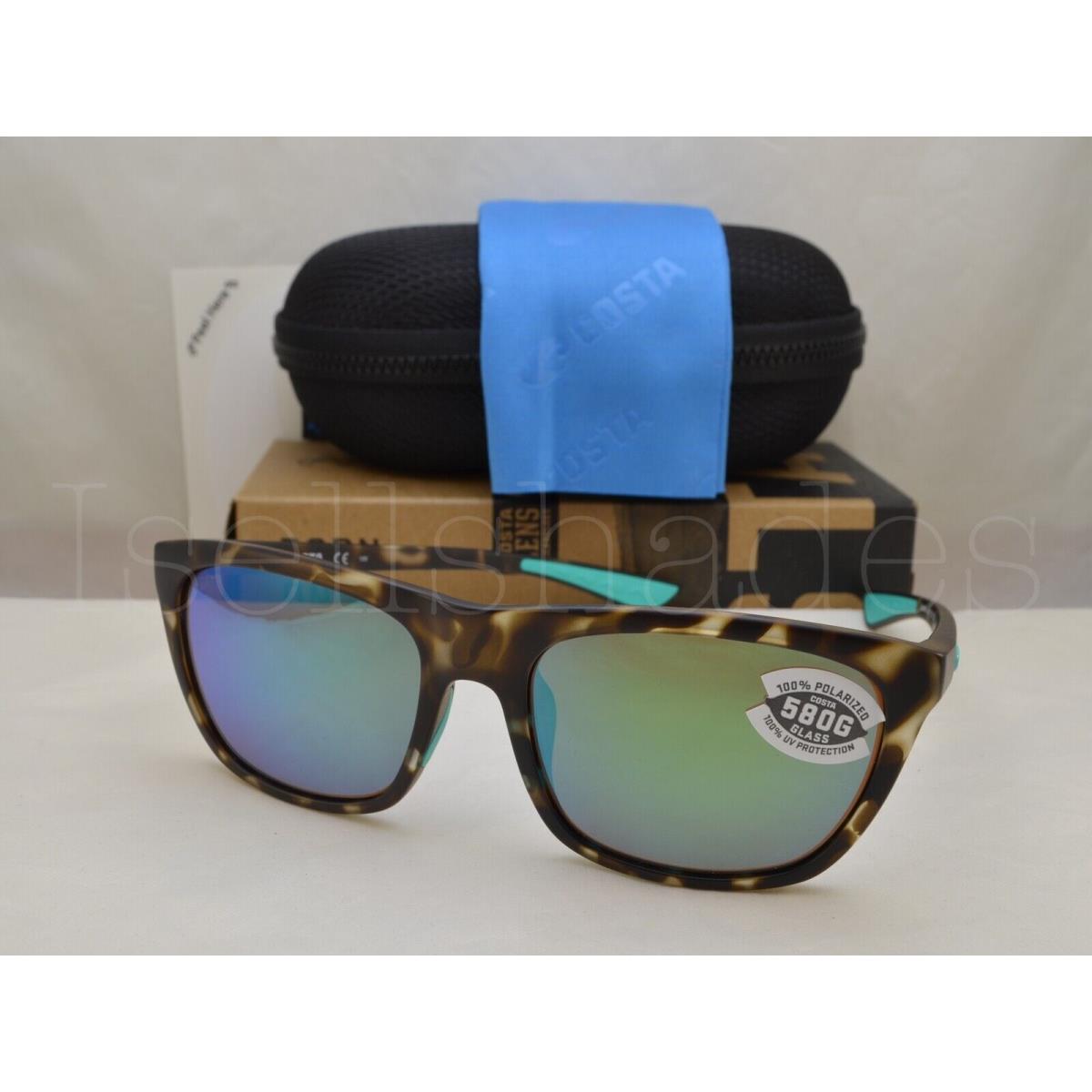 Costa Del Mar Cheeca Cha 249 Ogmglp Matte Shadow Tort with Green Mirror Lens