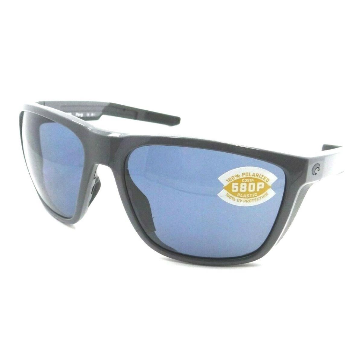 Costa Del Mar Sunglasses Ferg 59-16-125 Shiny Gray / Gray 580P - Gray Frame, Gray Lens