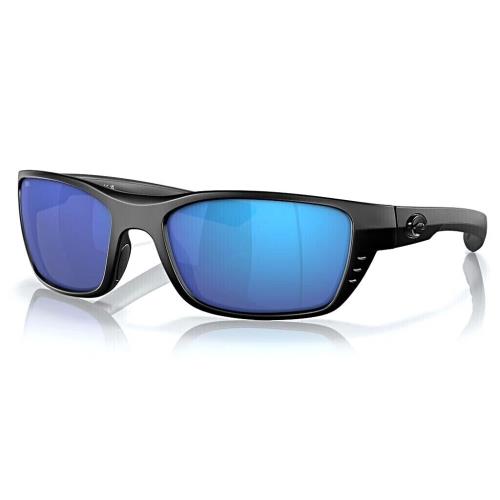 Costa Del Mar Whitetip Sunglasses Blackout / 580P Polar Blue Mirror Lens - Frame: Black, Lens: Blue