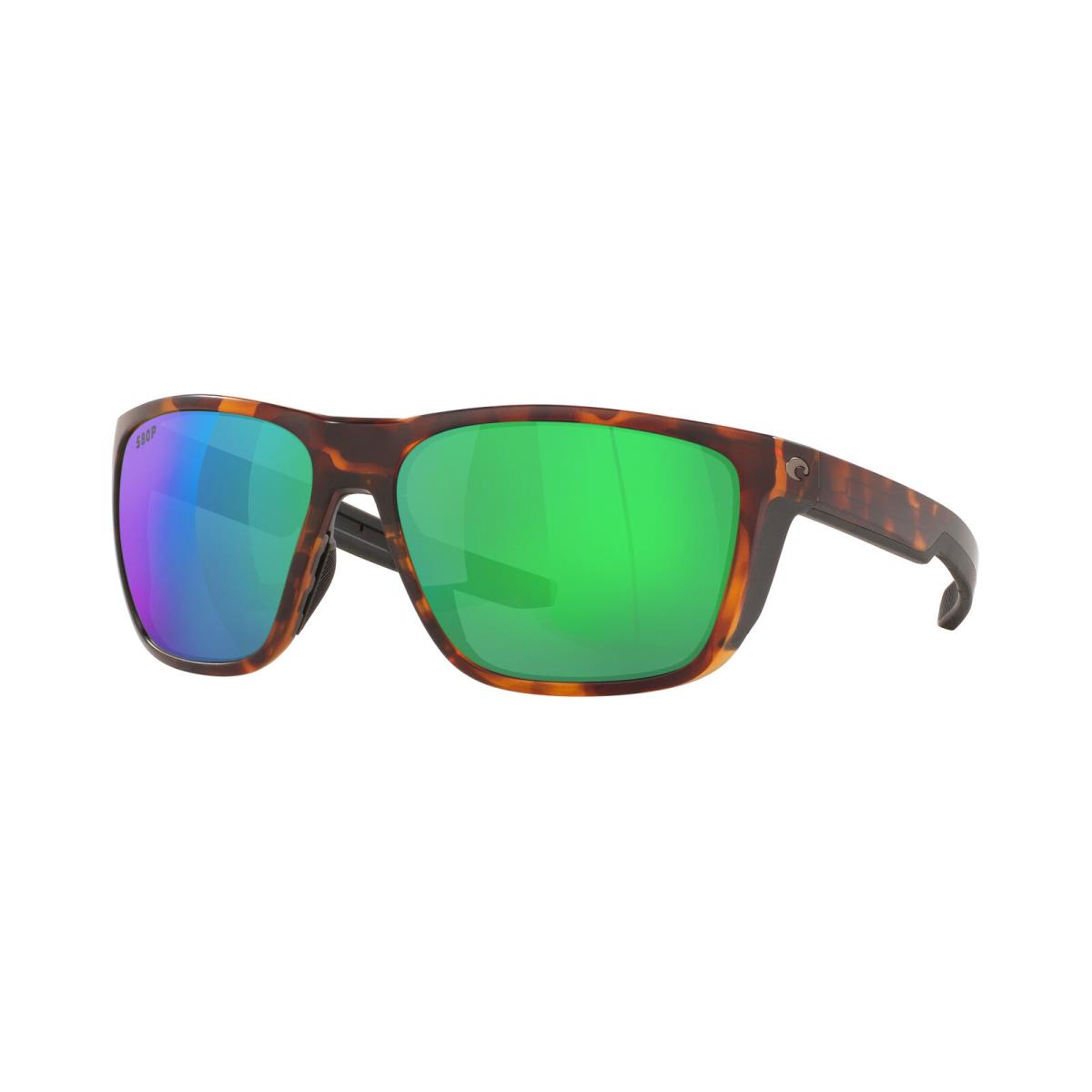 Costa Del Mar 06S 9002 Ferg 191 Matte Tortoise Green 900203 Sunglasses