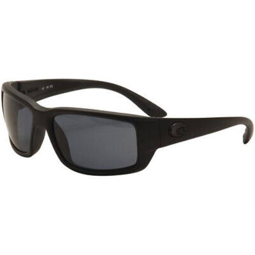 Costa Del Mar Fantail 06S9006-01 Sunglasses Men`s Blackout/grey 580P Polarized