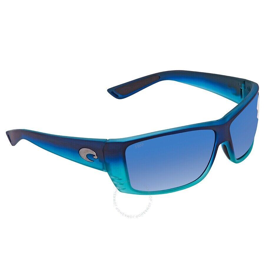 Costa Del Mar AT 73 Obmp Cat Cay Sunglasses Blue Mirror 580P Polarized 61mm Lens