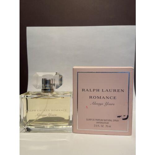 Ralph Lauren Romance Always Yours Eau De Parfum Spray 2.5 Oz/ 75 ml Rare