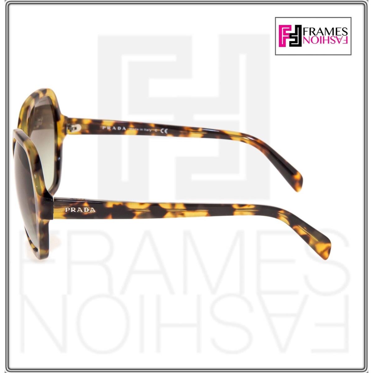 Prada Soft Pop 06S Geometric Sunglasses Brown Havana Women PR06S Women