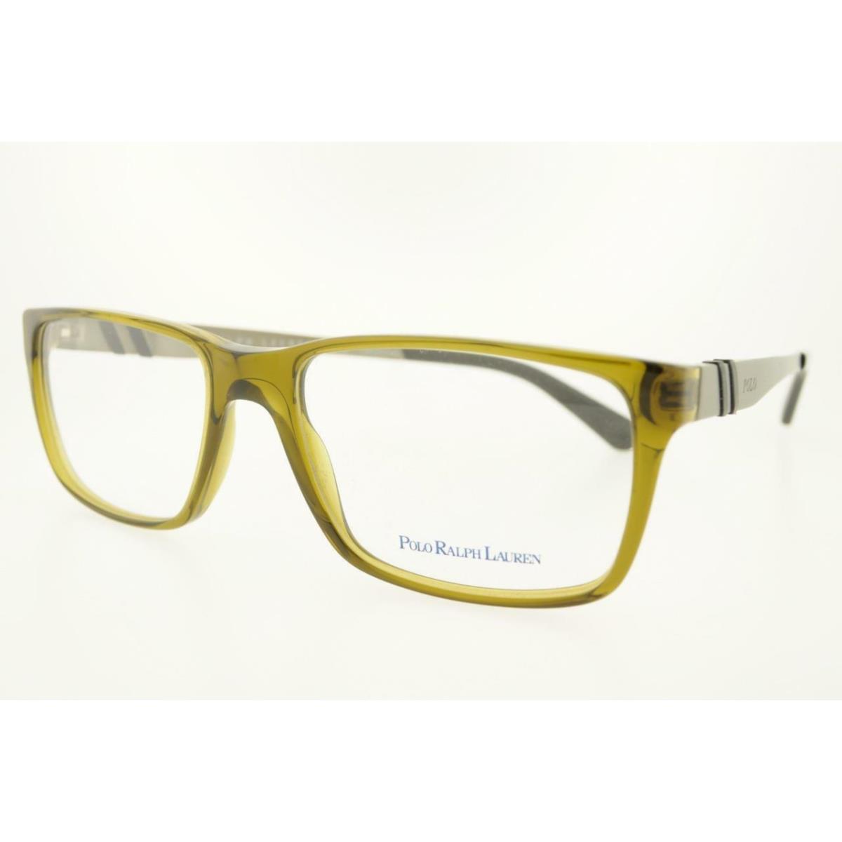 Polo Ralph Lauren 2114 5468 54MM Olive Frame Clear Demo Lenses