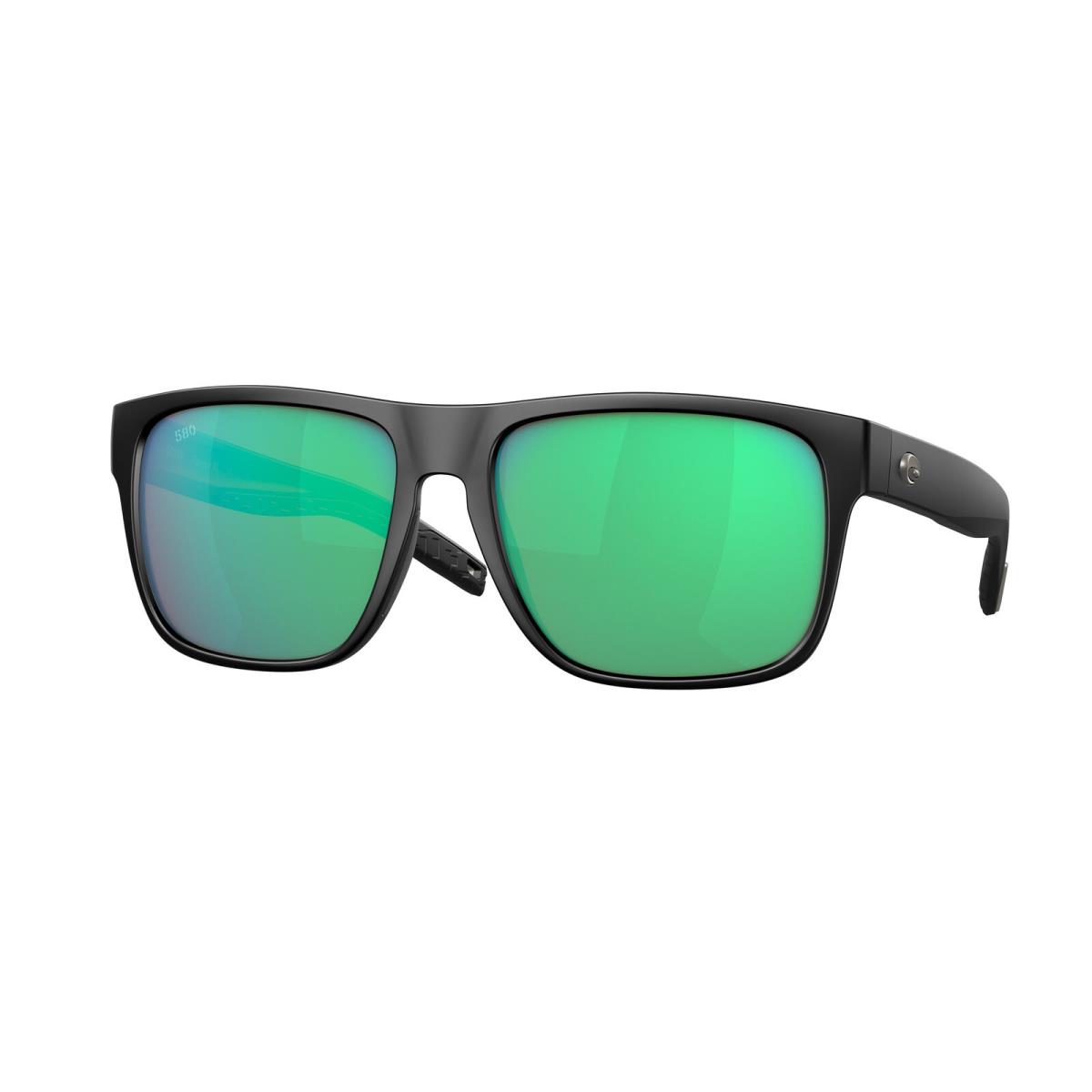 Costa Del Mar 06S 9013 Spearo xl 11 Matte Black Green 901302 Sunglasses