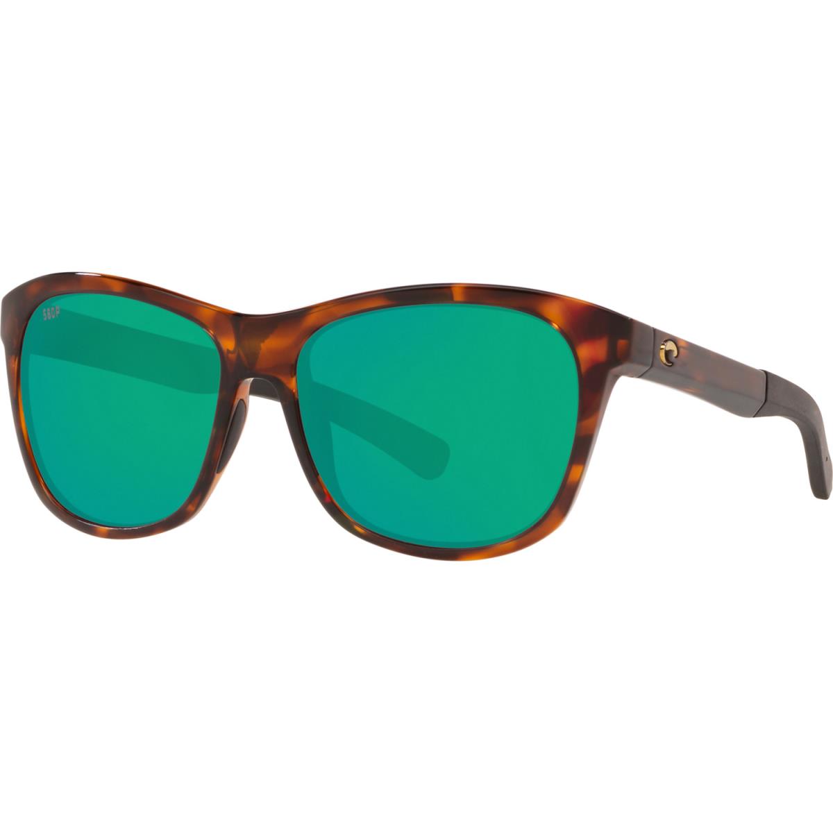 Costa Vela Sunglasses Tortoise Frame Green Mirror Glass 580g VLA10OGMGLP