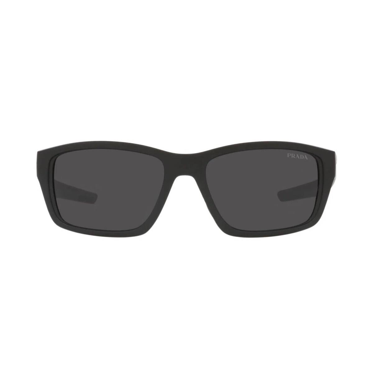 Prada Line Rossa Sps 04YS Matte Black/dark Grey 1BO-06F Sunglasses - Frame: Matte Black, Lens: Dark Grey