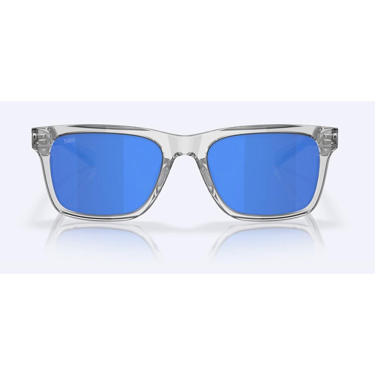 Costa Del Mar Tybee Light Gray Crystal / Blue Mirror Polarized Glass 580G