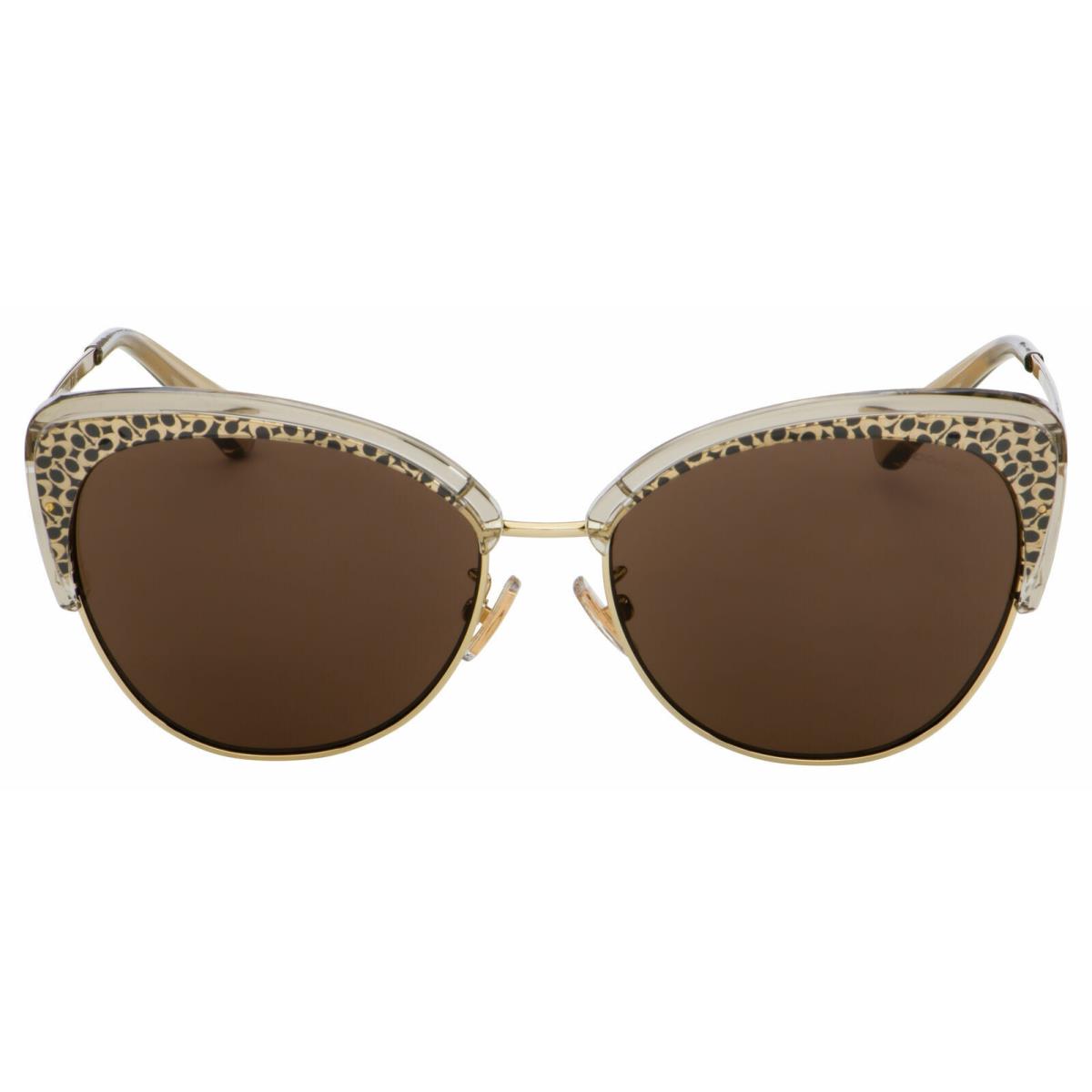 Coach Sunglasses HC7110 556773 Gold Frames 55mm ST