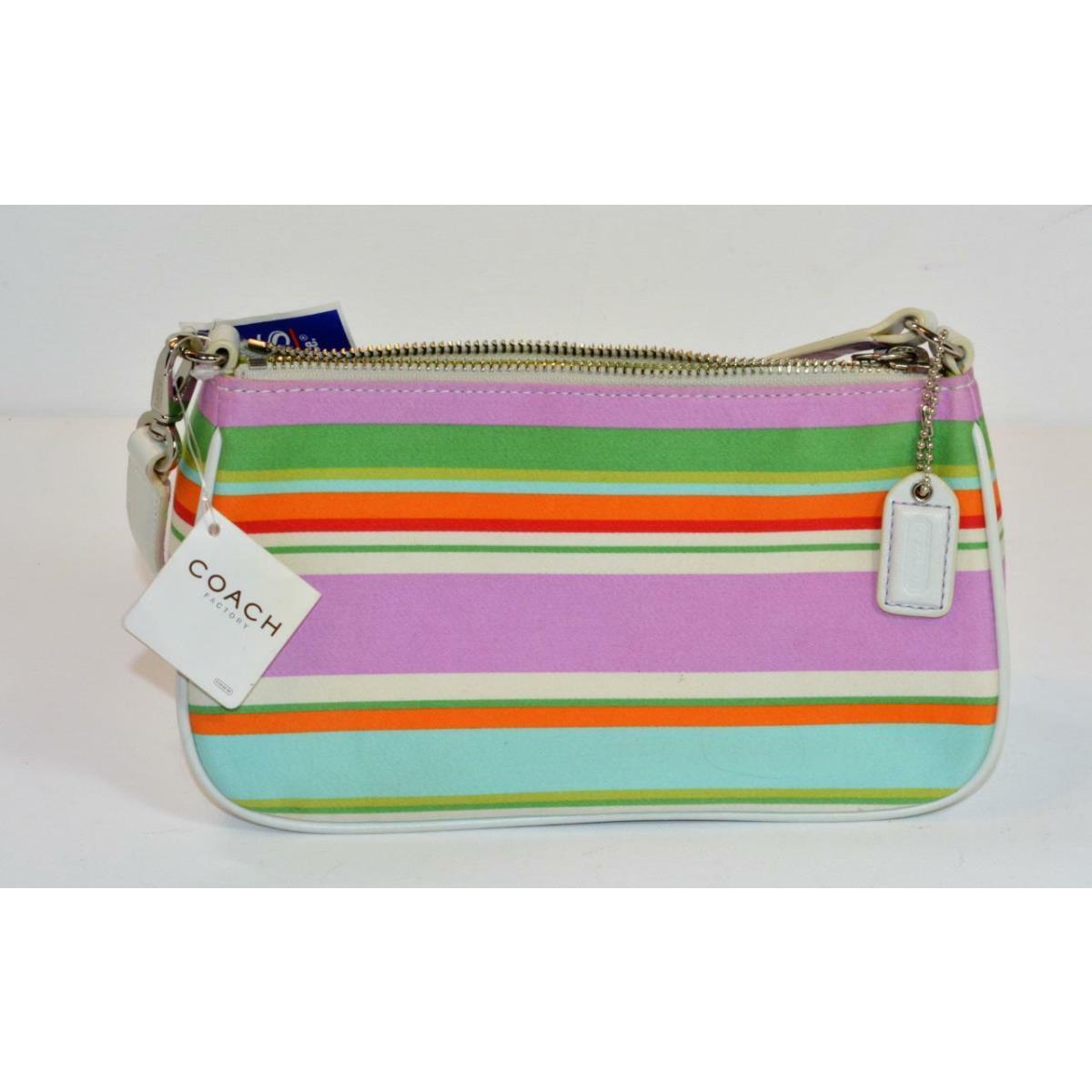 Coach M0669-F10802 Multi-color Striped Small Purse - Coach bag -  884830167665 | Fash Brands