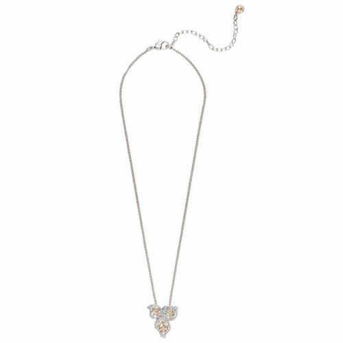 Swarovski Women`s Pendant Necklace Graceful Bloom Palladium Plated Chain 5455660