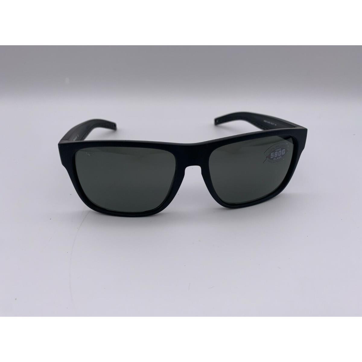 Costa Del Mar Spearo XL Polarized Sunglasses Matte Black / Gray Glass 580G