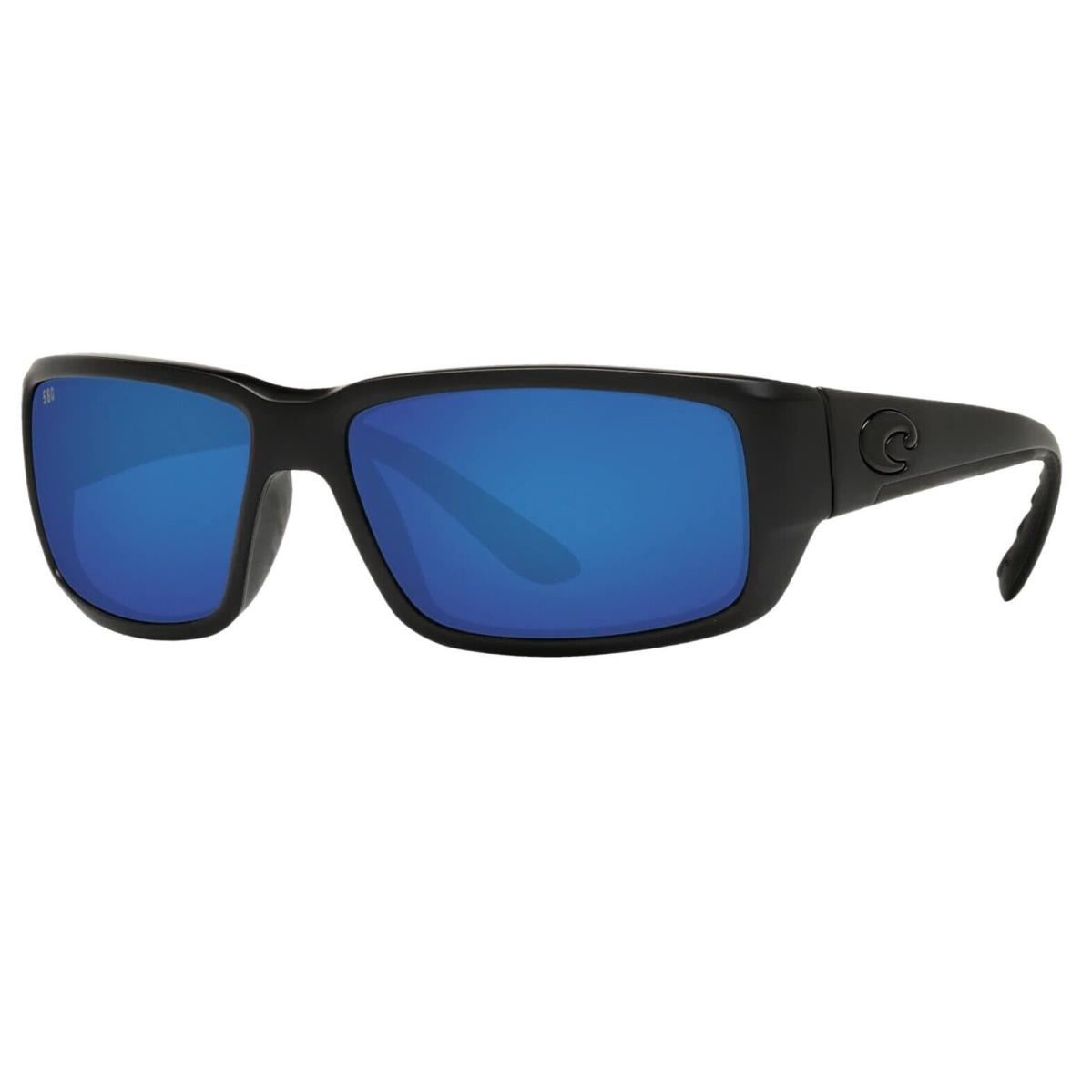 Costa Fantail Sunglasses - Polarized - Blackout W/blue Mirror 580G - Blackout Frame, Blue Mirror Lens