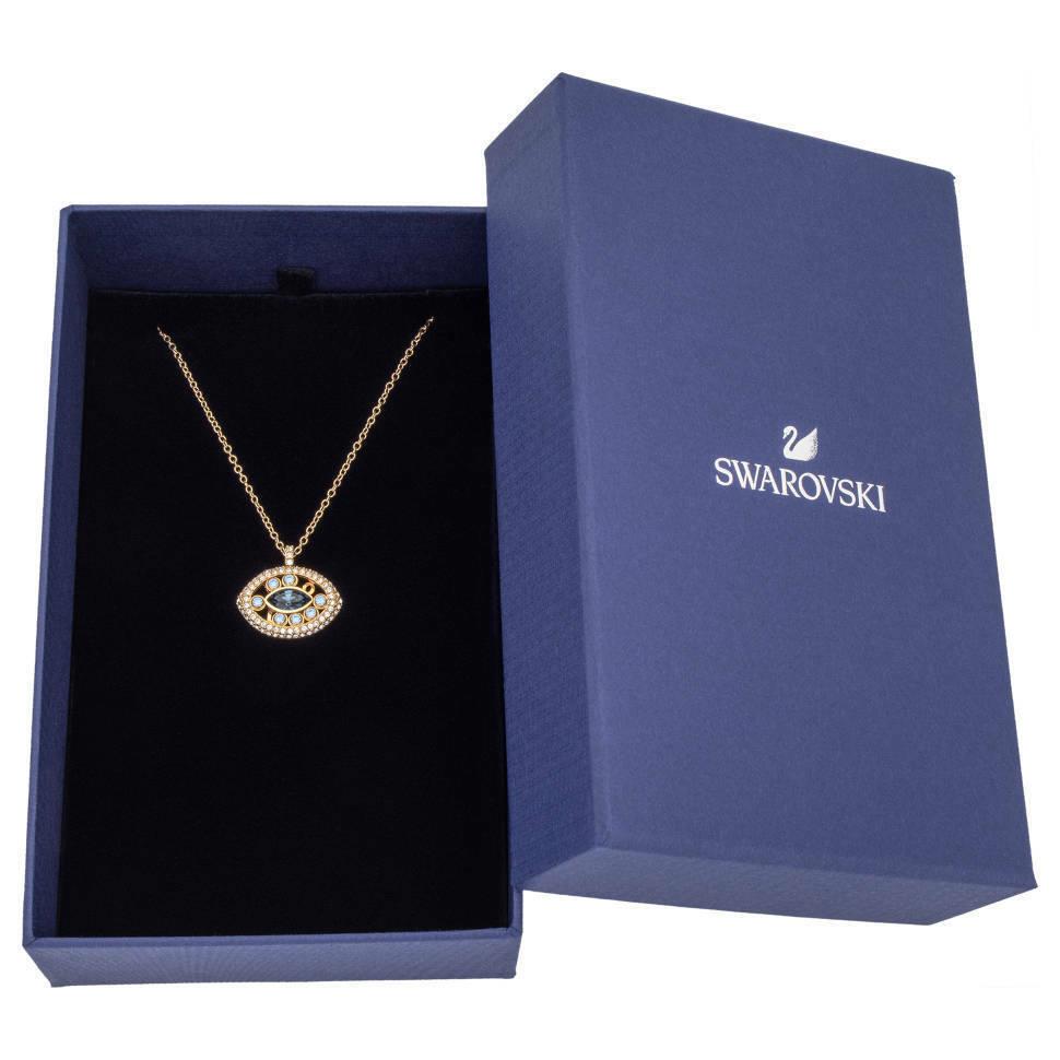 Swarovski Necklace Admiration Evil Eye Pendant Yellow Gold -5428336