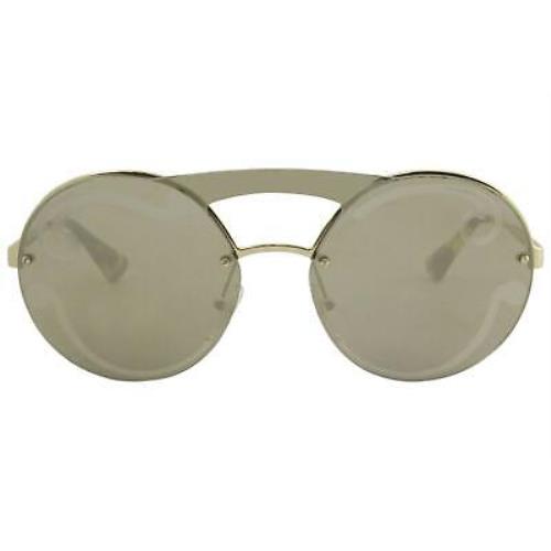 prada 36mm round sunglasses