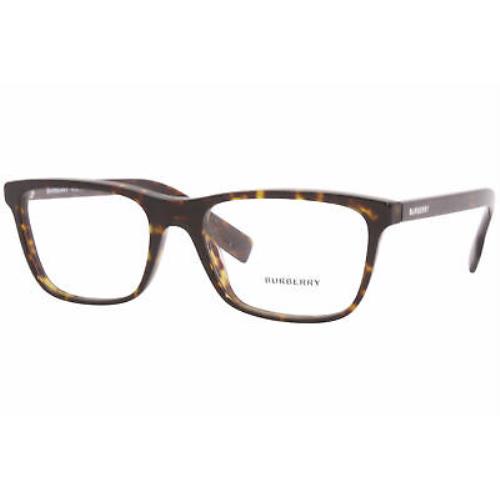 Burberry B-2292 3002 Eyeglasses Men`s Dark Havana Full Rim Optical Frame 55mm