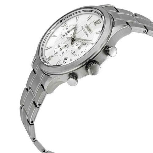 Seiko Men`s Watch Conceptual Chronograph Quartz Silver Stainless Steel SSB337