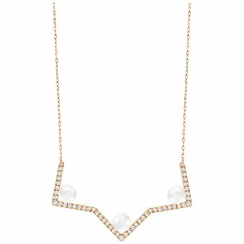Swarovski Edify Rose Gold Size 14.75 Inches Pendant Necklace 5197179