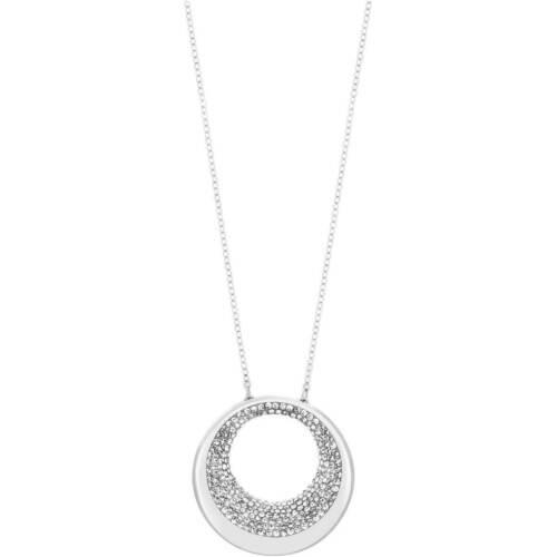 Swarovski Pebble Silver One Size Pendant Necklace 5079660