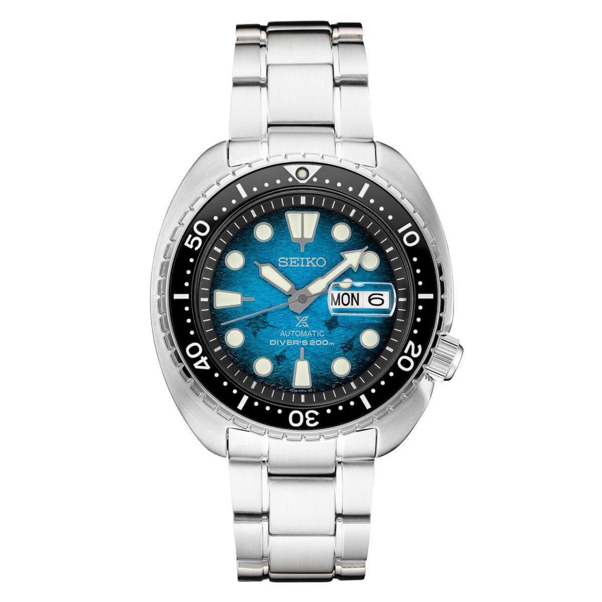 Seiko Men`s Prospex Blue Manta Ray Diver Turtle SRPE39