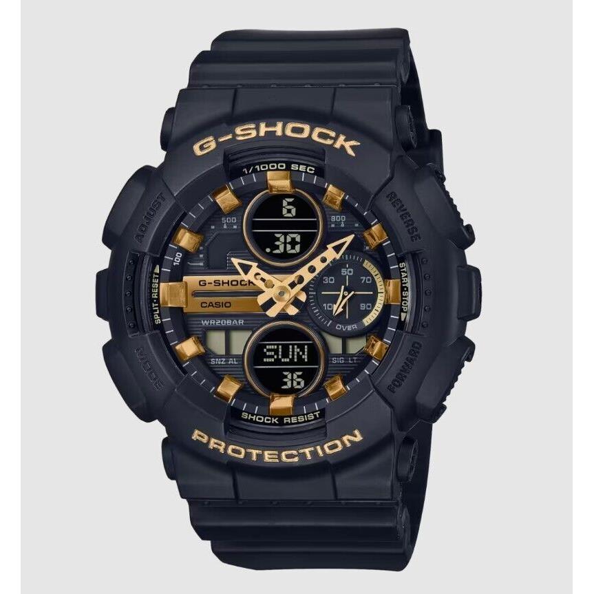 Casio G-shock Analog/digital Watch Black Resin GMAS-140M-1A / GMAS140M-1A