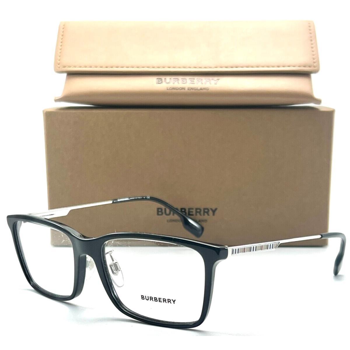 Burberry BE 2339-F 3001 Polished Black Eyeglasses Frame 55-17