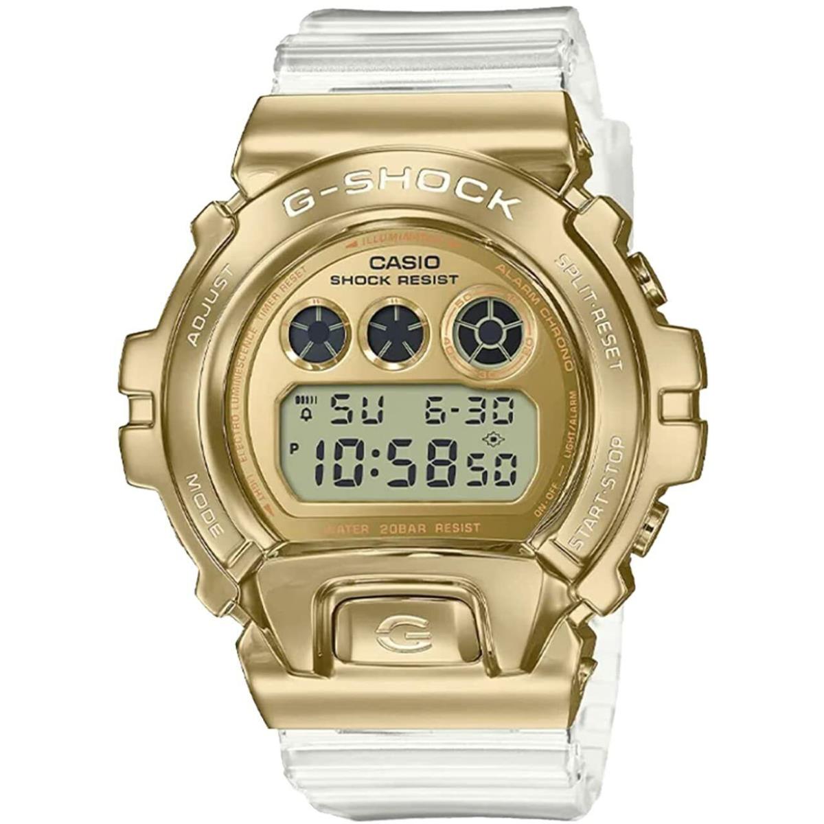 Casio G-shock Forged Yellow Pvd Steel Case Resin Ltd Men`s Watch GM6900SG-9