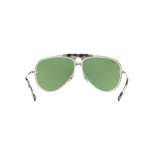Ray-Ban sunglasses  - Silver Frame, Dark Green/Silver Mirror Lens