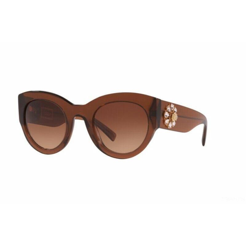 Versace Sunglasses VE 4353BM 531574 Transparent Brown/dark Brown 51 MM