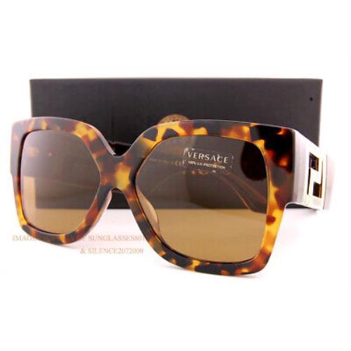Versace Sunglasses VE 4402 5119/73 Havana/bronze For Women
