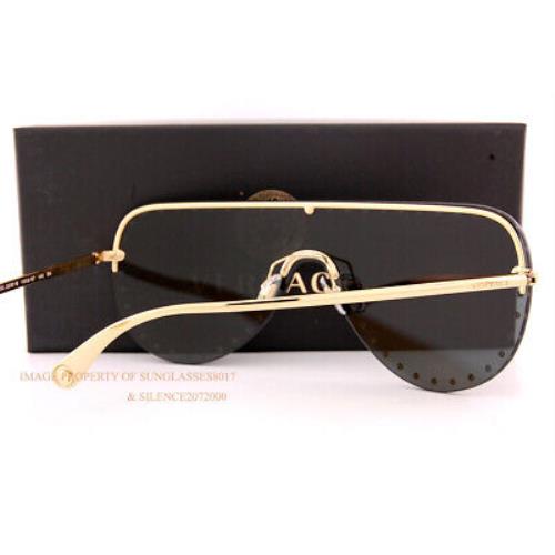 Versace sunglasses  - Gold Frame, Dark Grey Lens 3