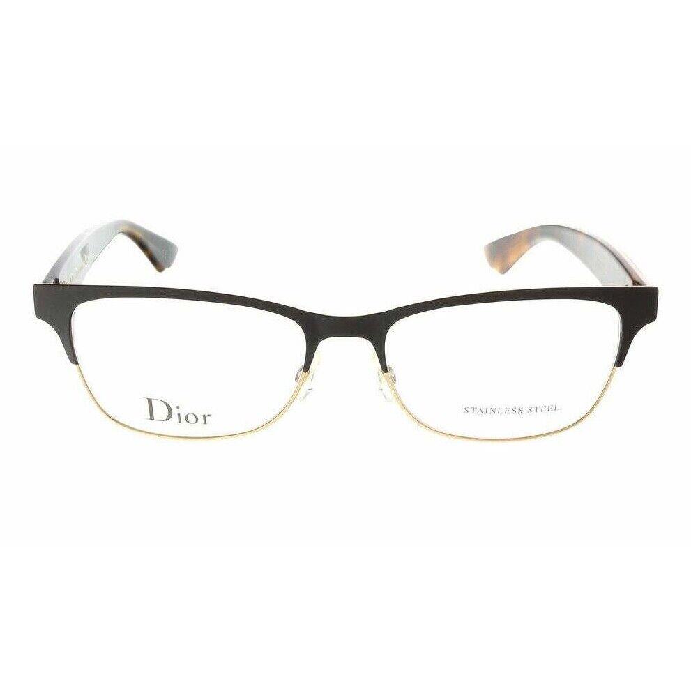 Christian Dior CD3782 Mjj Dark Brown Red Cream Cat Eye Metal Frames 54-16-145