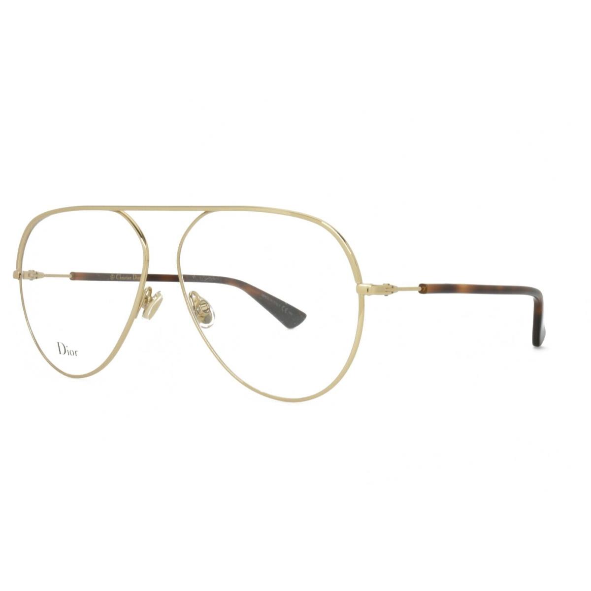Dior Dioressence15 J5G Rx Eyeglasses Frame 58-12-145 Gold Aviator - Frame: Gold