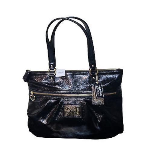 Coach  bag  Daisy Daisy - Black Handle/Strap, Gold Hardware, Black Exterior 5